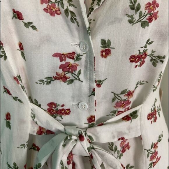 REVOLVE SUPERDOWN Romina Floral Buttons Front Mini Dress.Size S - Picture 7 of 14